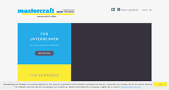 Desktop Screenshot of mastercraft.de
